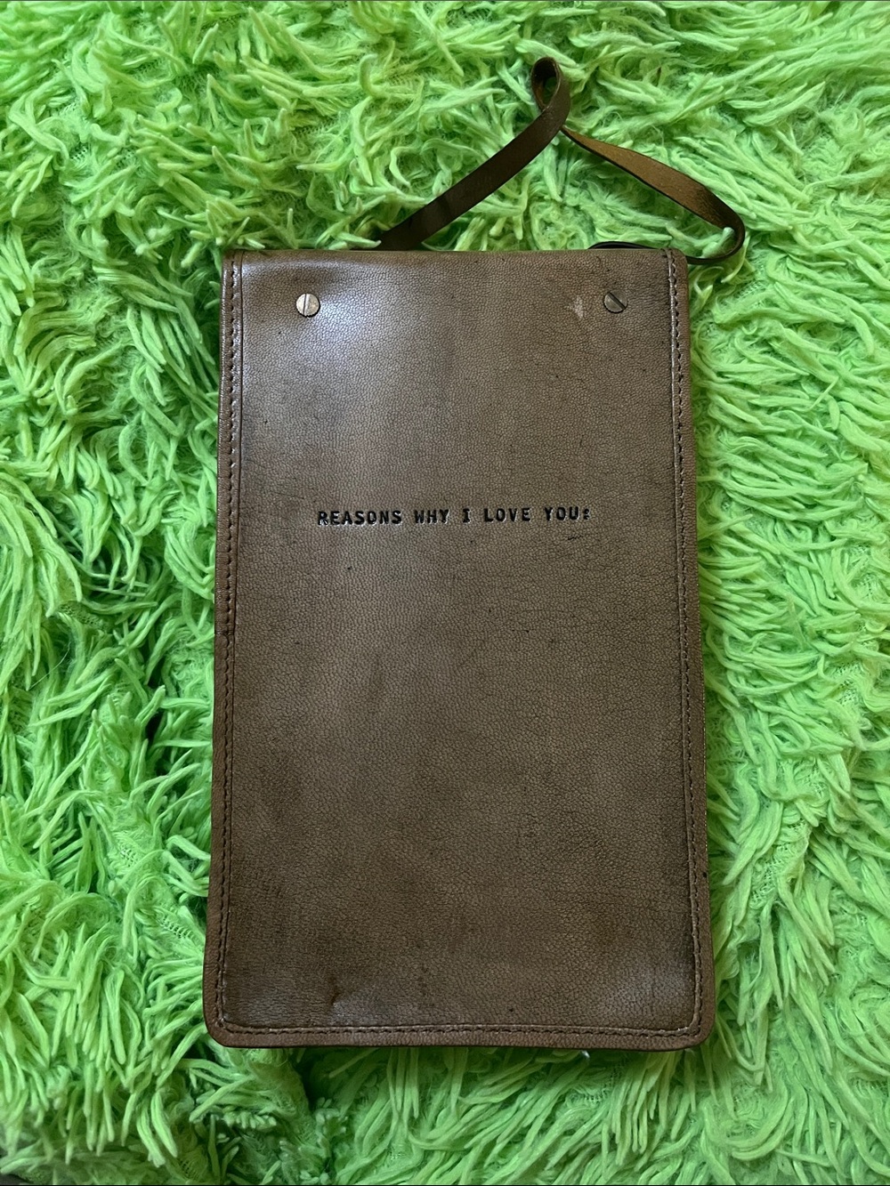 Sugarboo & co leather sketchbook: reasons why I love you